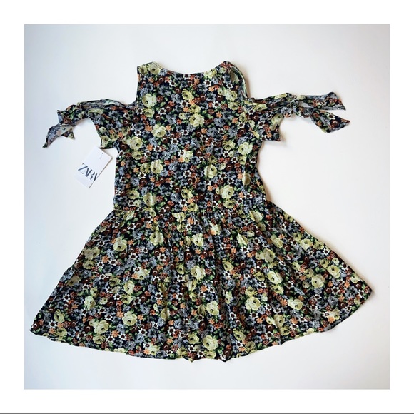 ZARA FLORAL PRINT DRESS - Picture 3 of 4